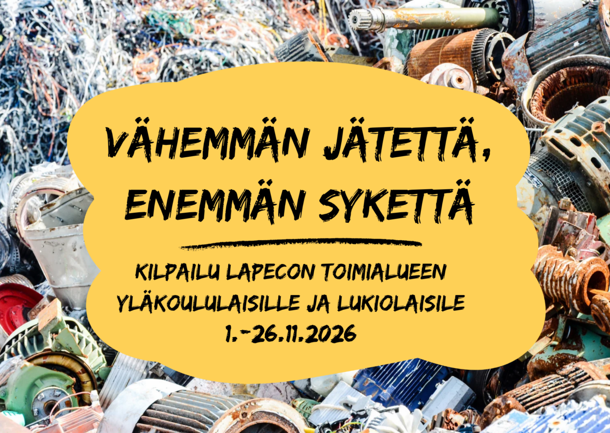 Vähemmän jätettä – enemmän sykettä!